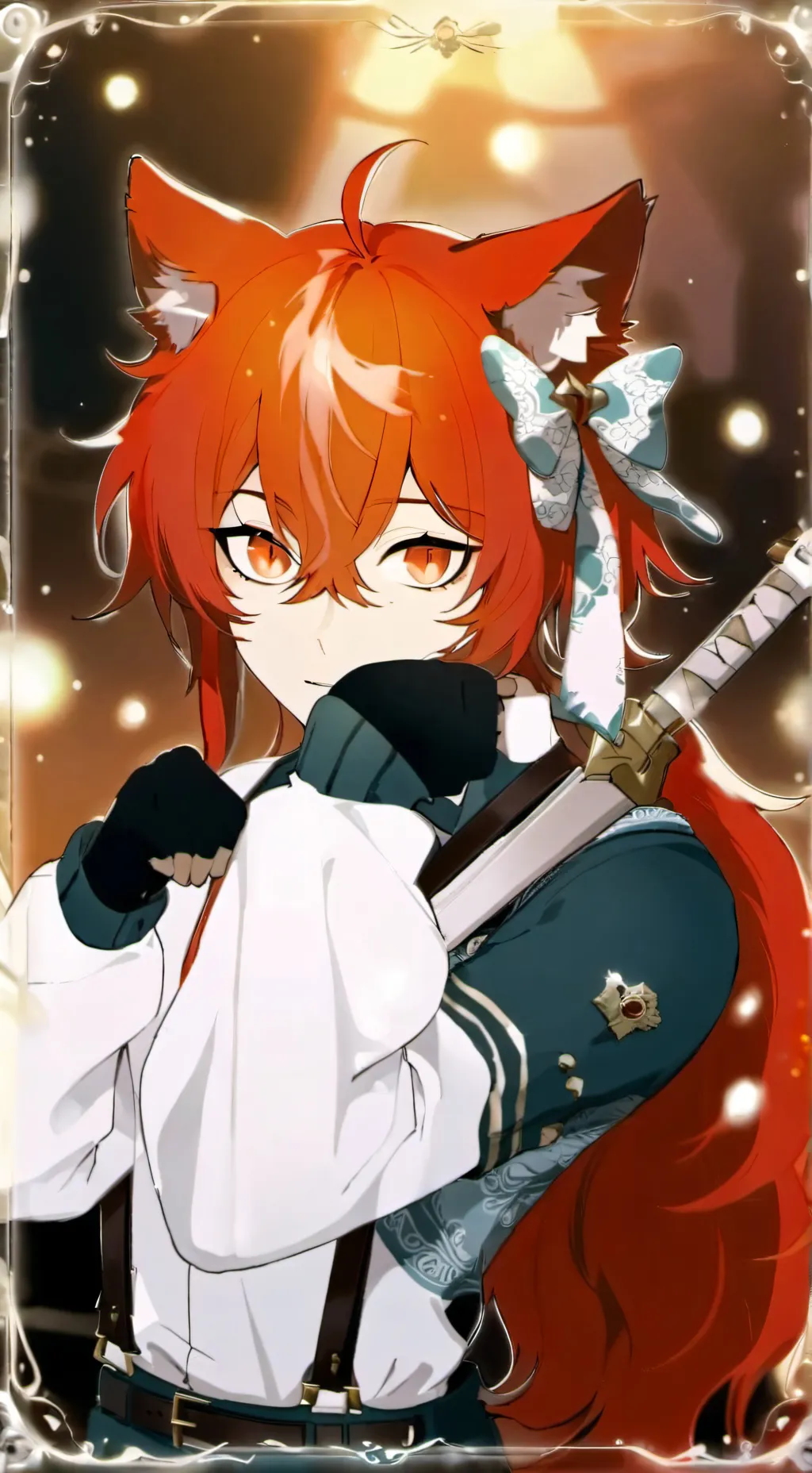 ai character: кошечка🔪🩸 background