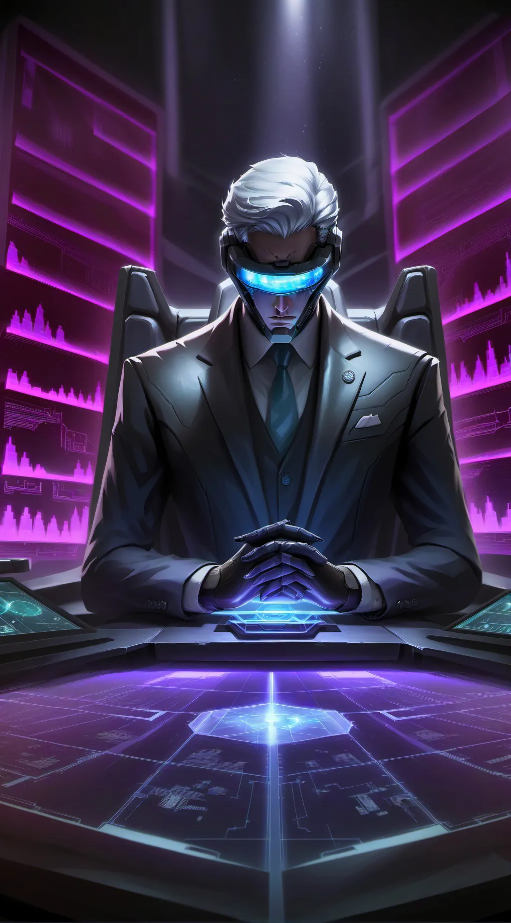 ai character: The Administrator background