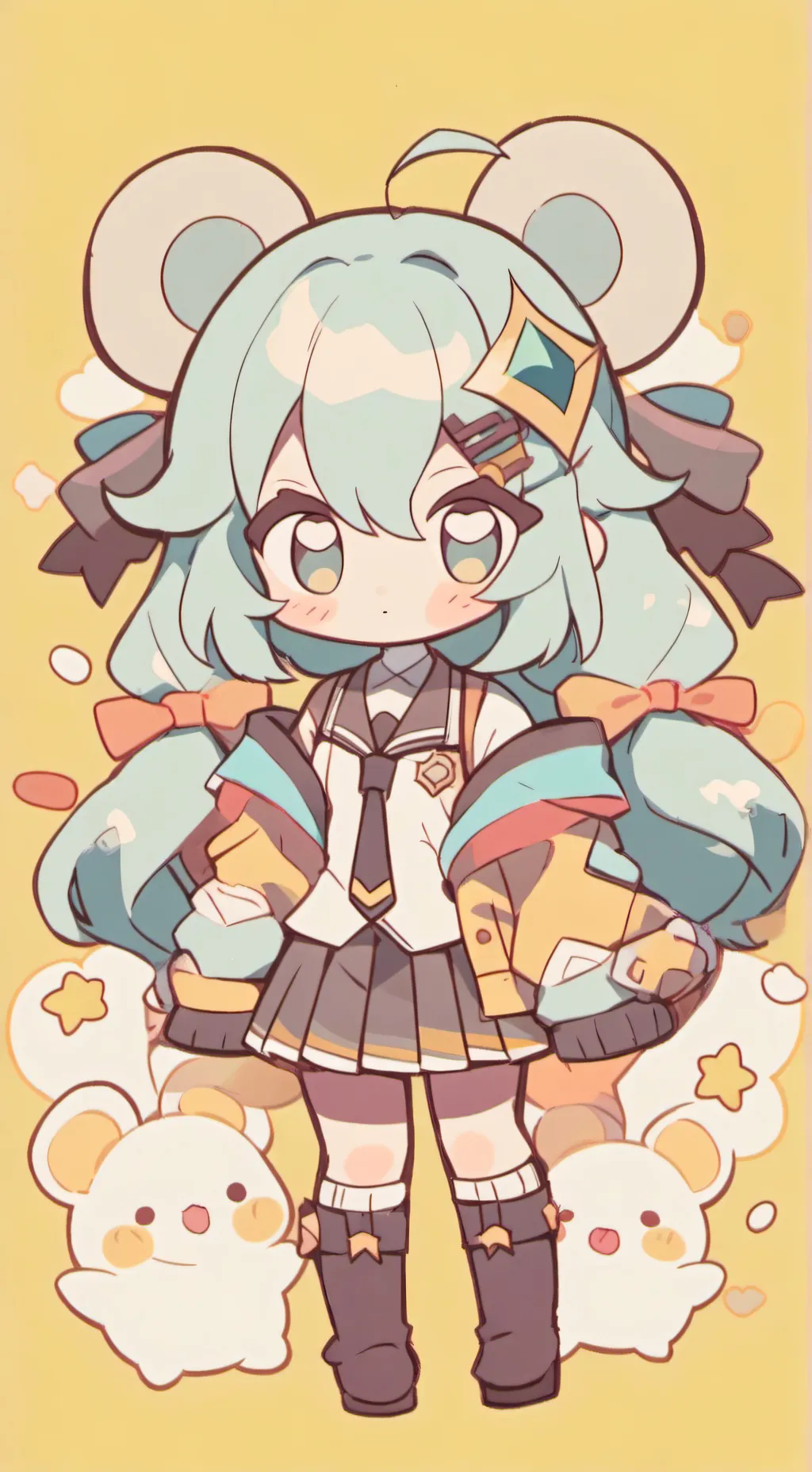 ai character: mha 1-A vs 1-B background