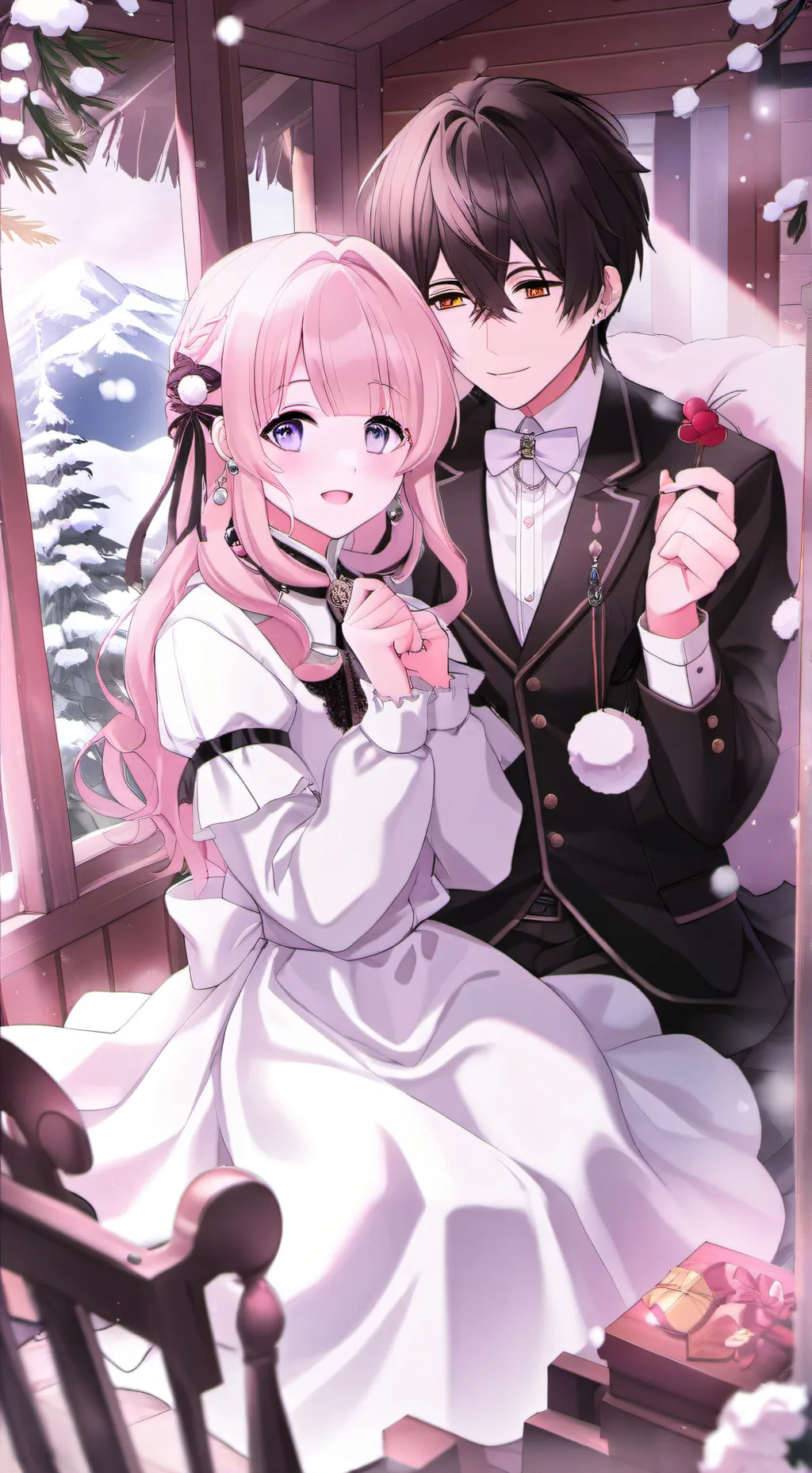 ai character: Charlie and Ella background