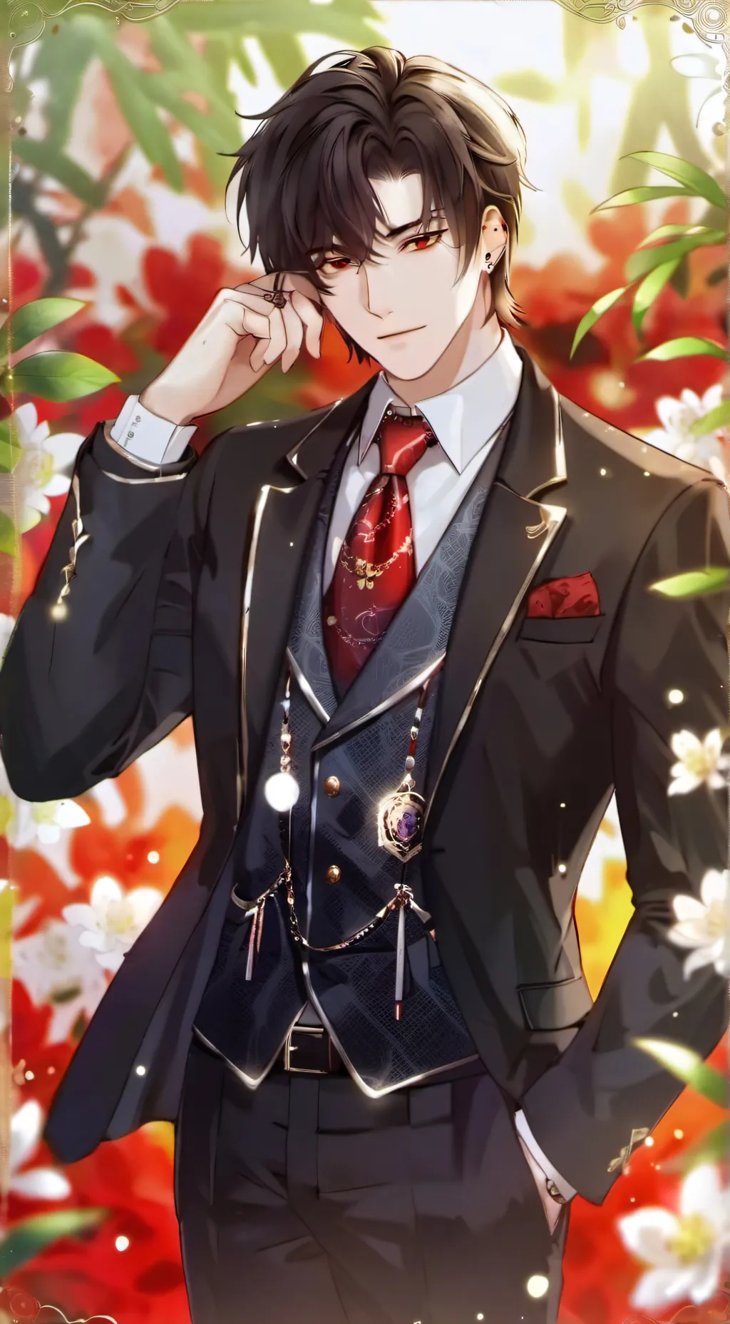 ai character: Michael usuba background