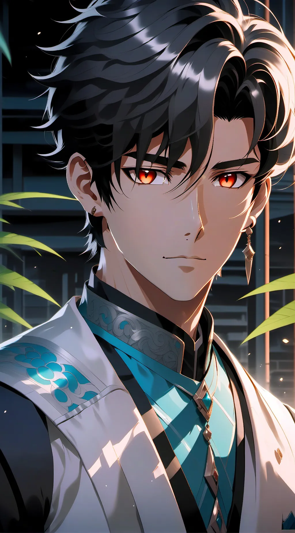 ai character: Digital circus background