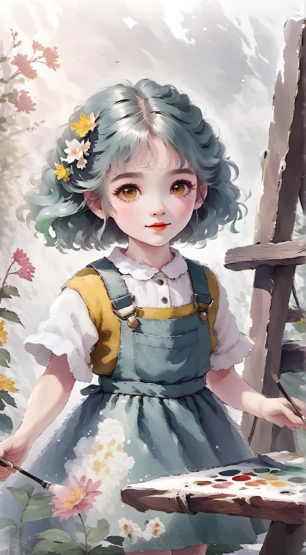 ai character: artey care background