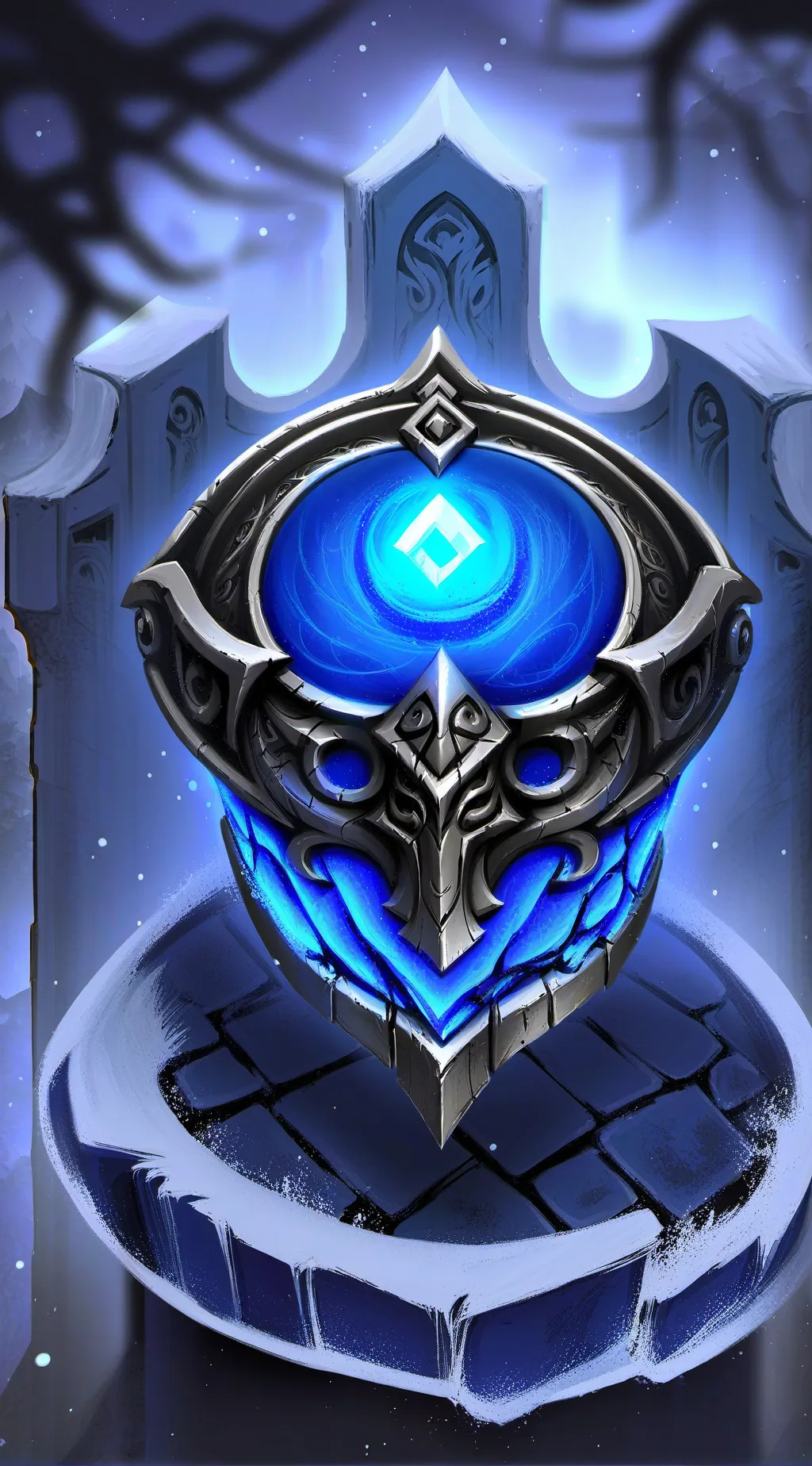 ai character: The cool stone background