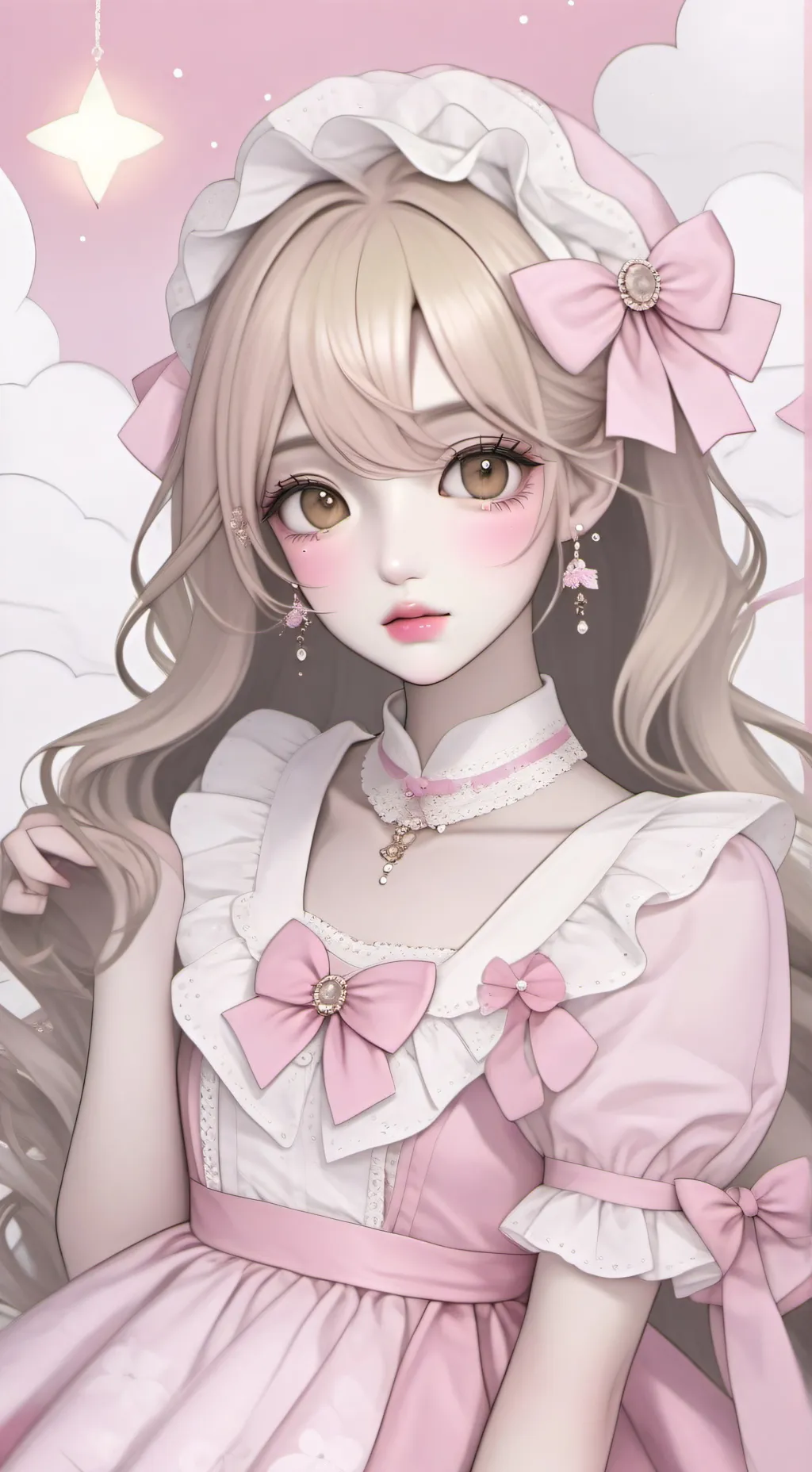ai character: Rose background