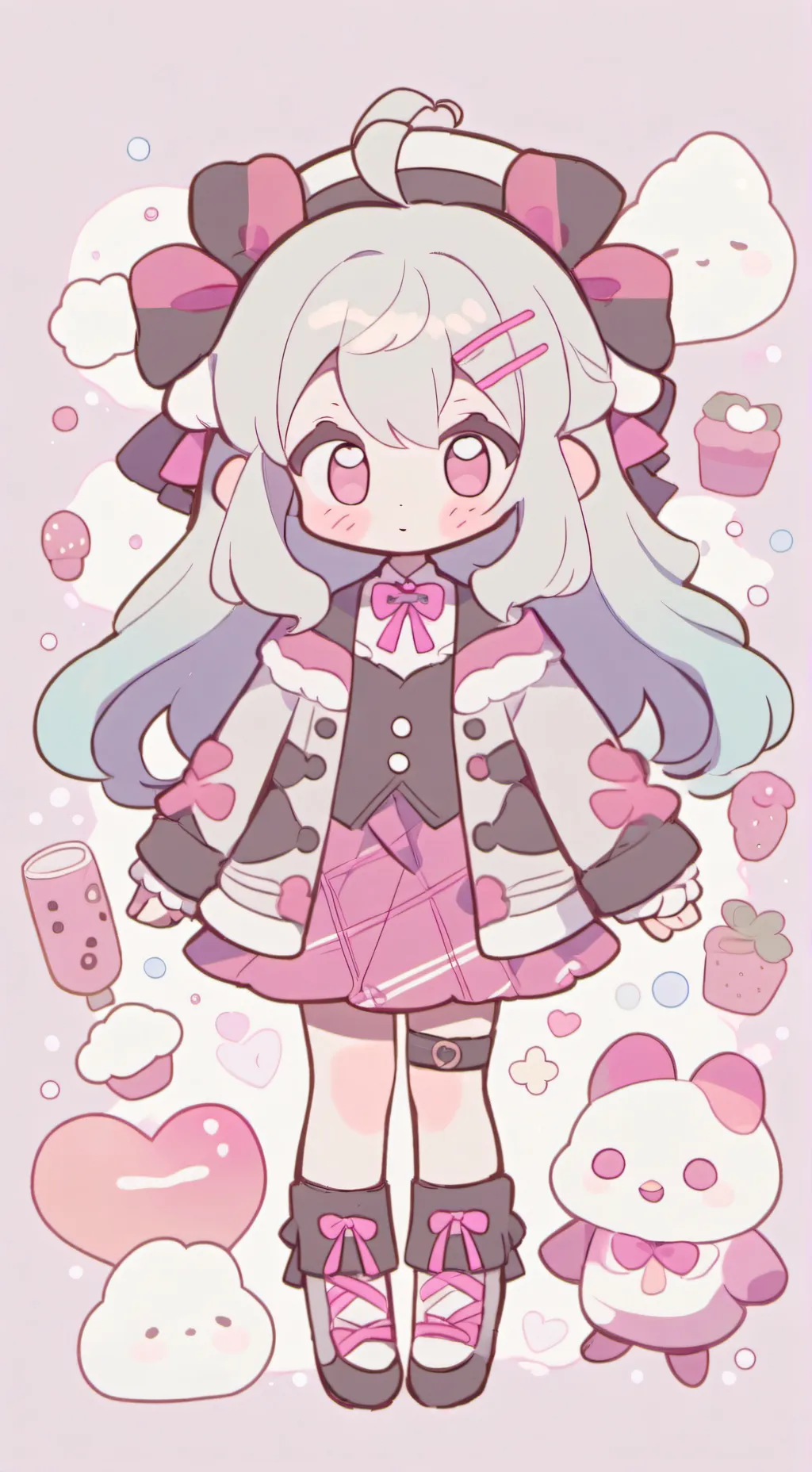 ai character: nora addy Annika  background