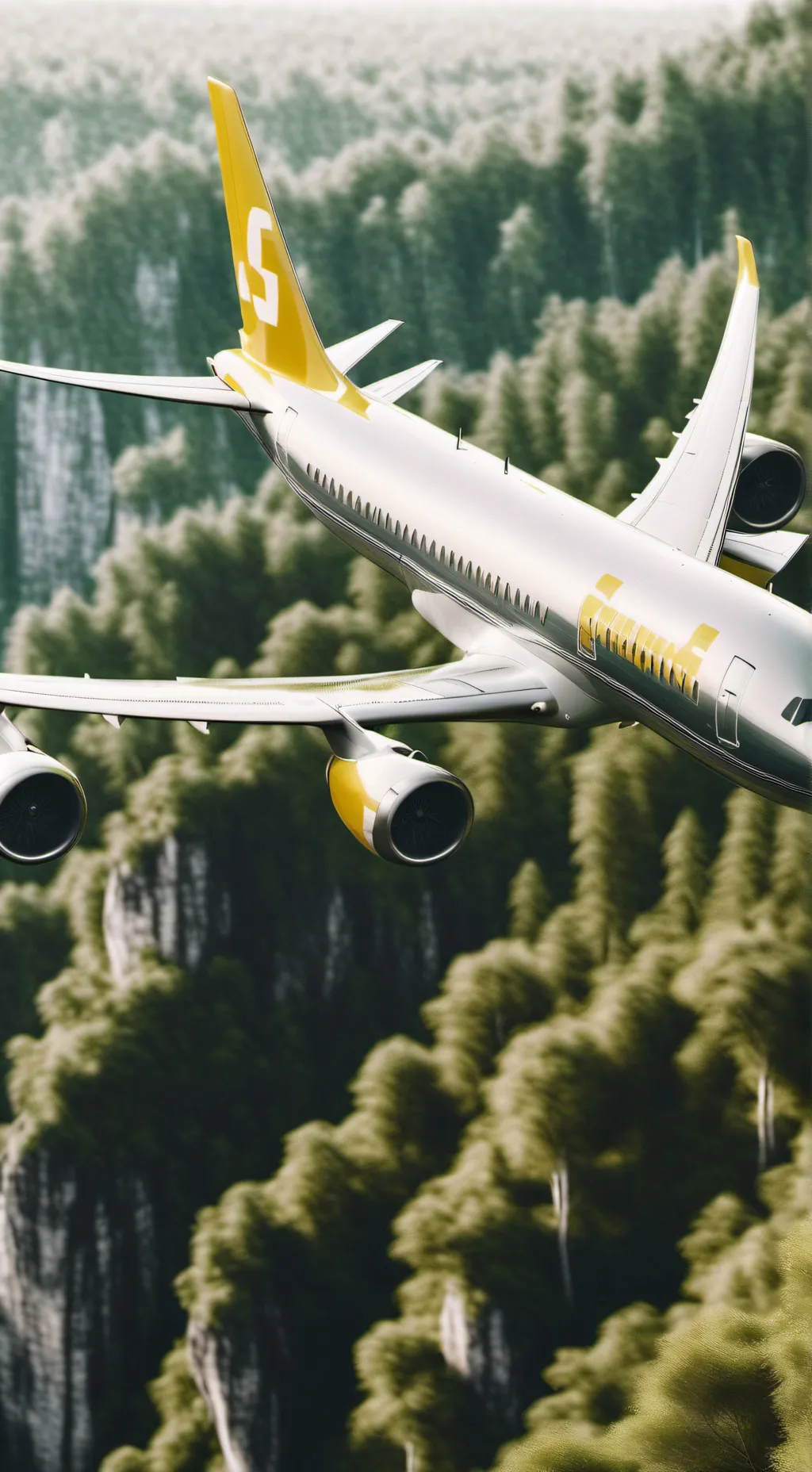 ai character: Plane flight background