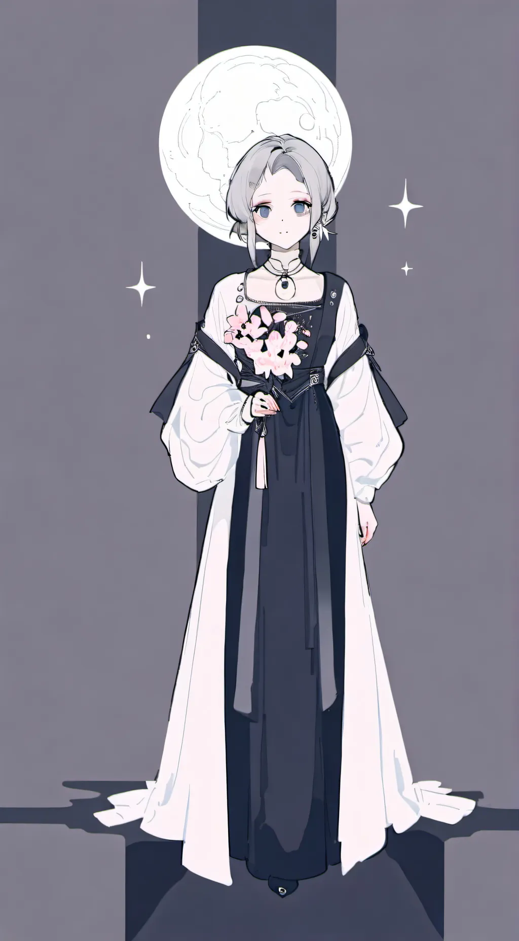 ai character: Moon  background