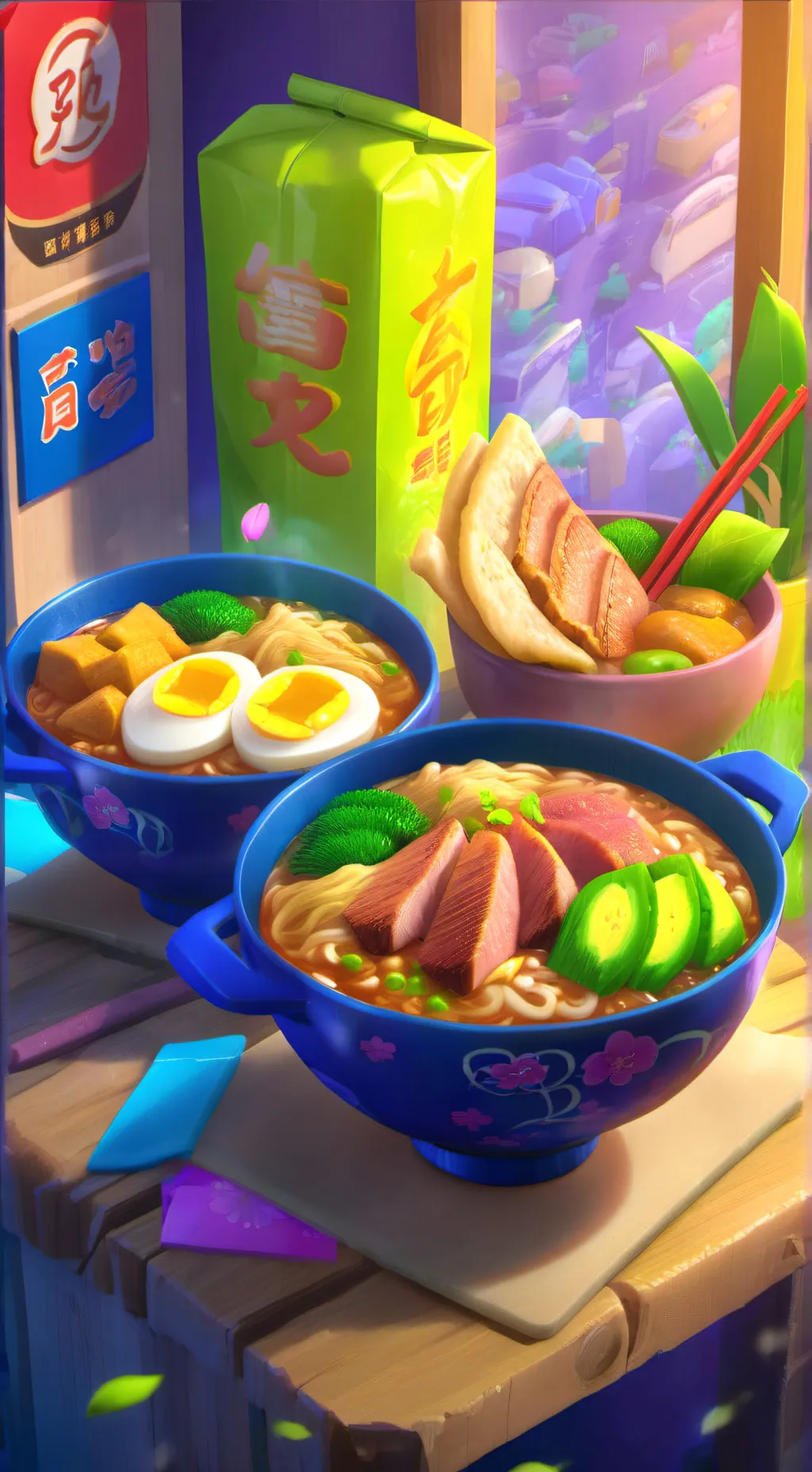 ai character: SHAPE THE WORLD background