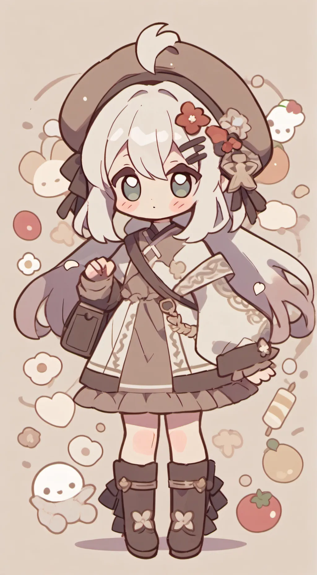 ai character: Ch0cølateFr0sting background