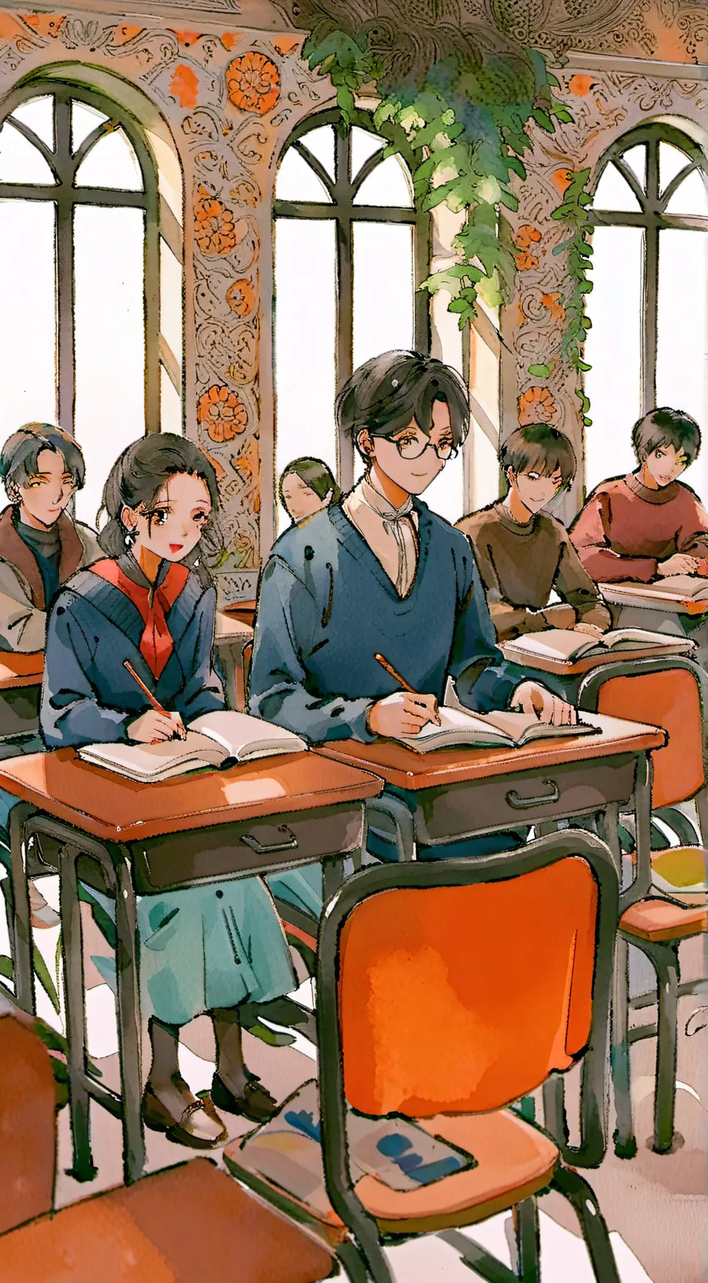 ai character: Talent Academy 2 background