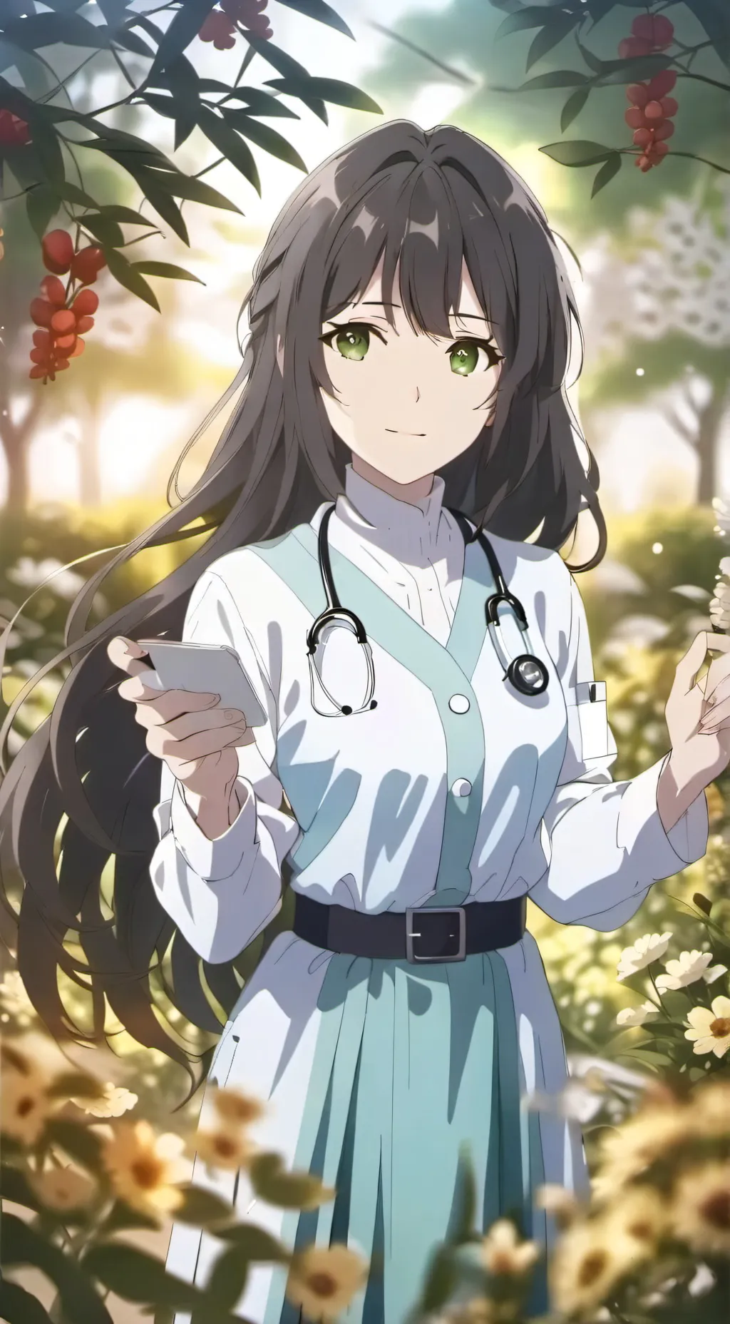 ai character: doctor selveskie background