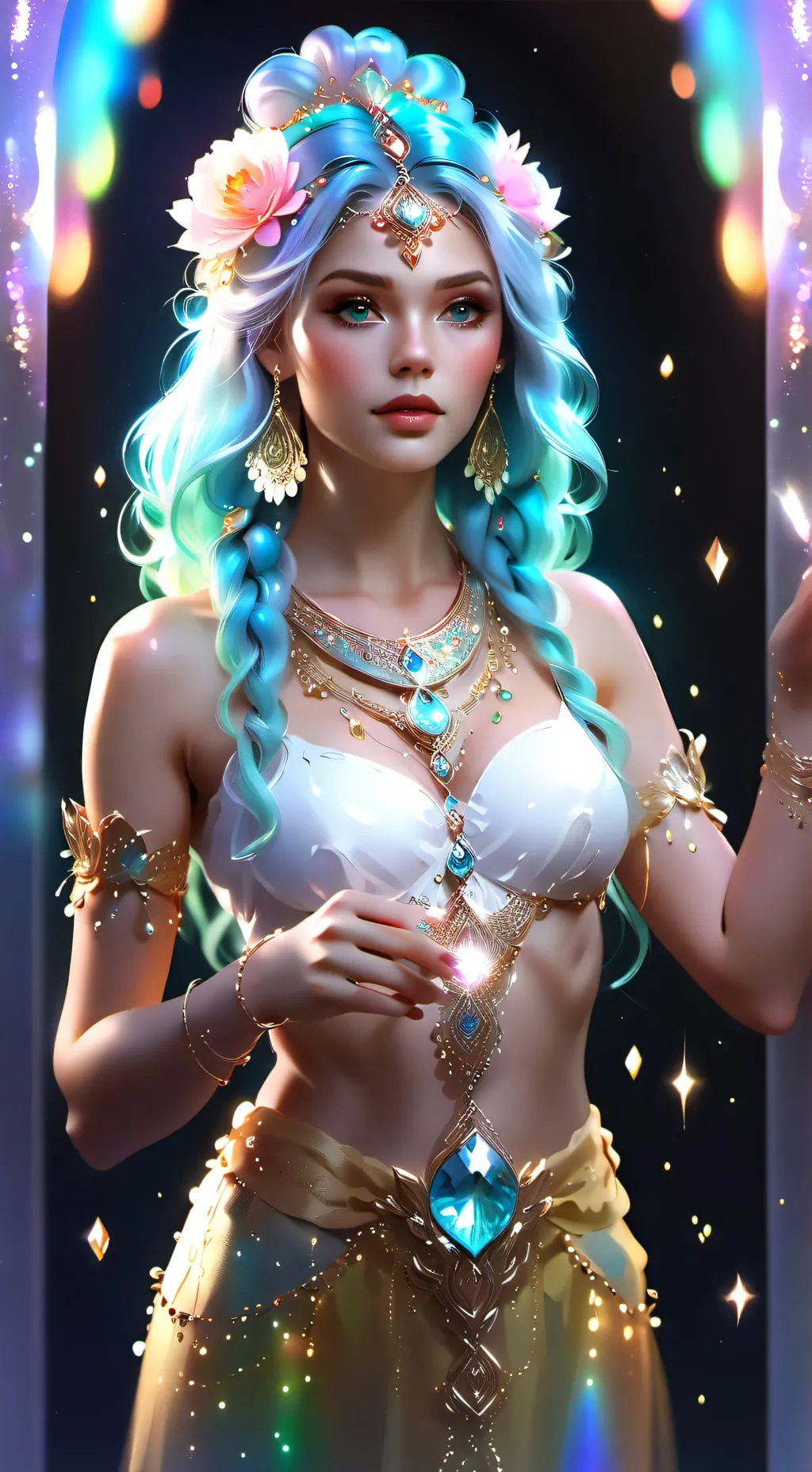 ai character: lanakaia background