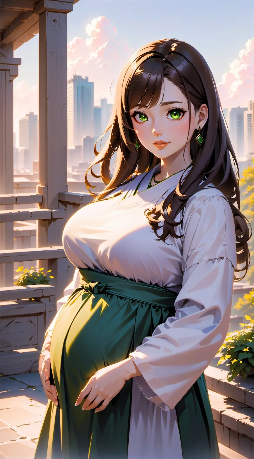ai character: pregnant sister background