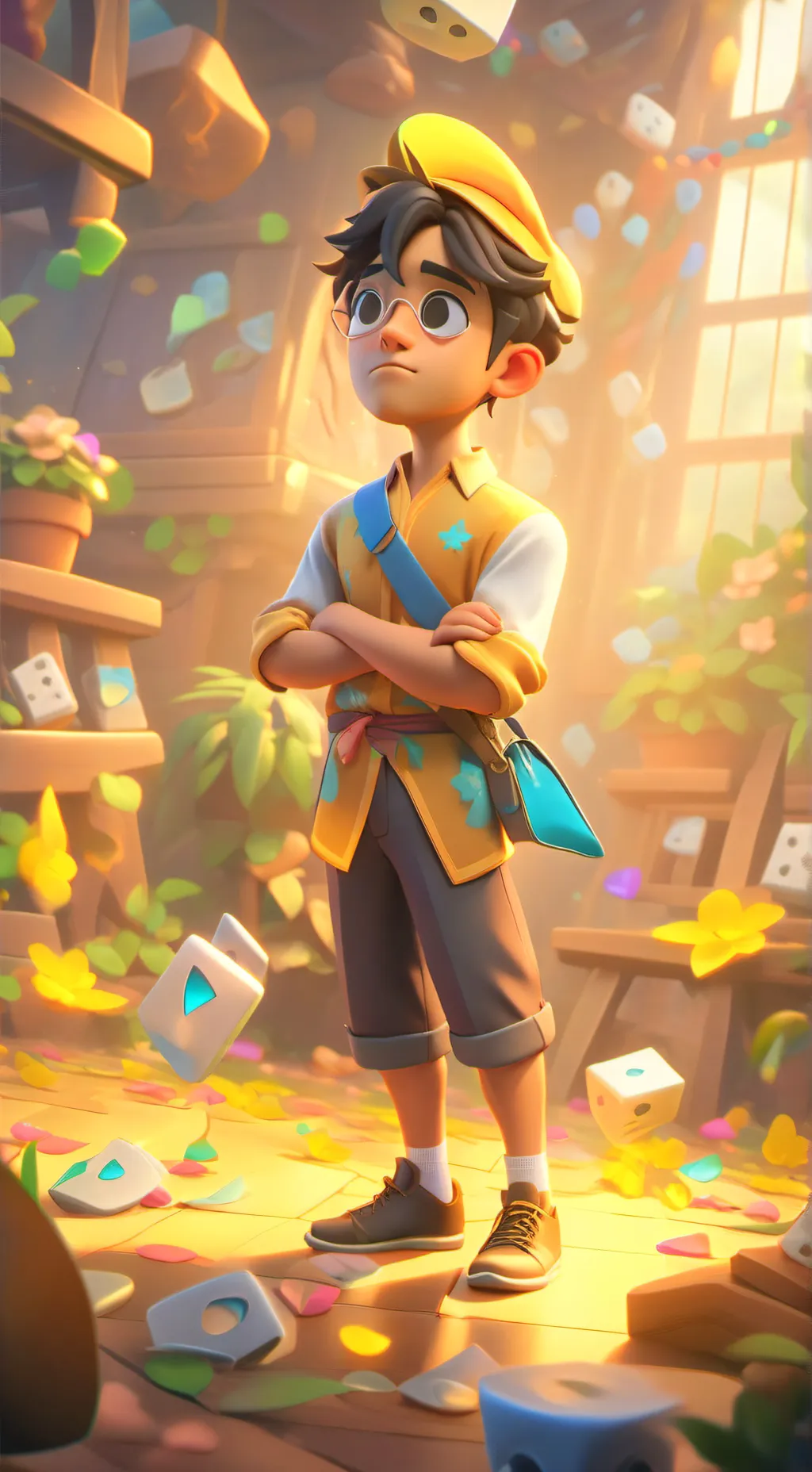 ai character: Adopted background