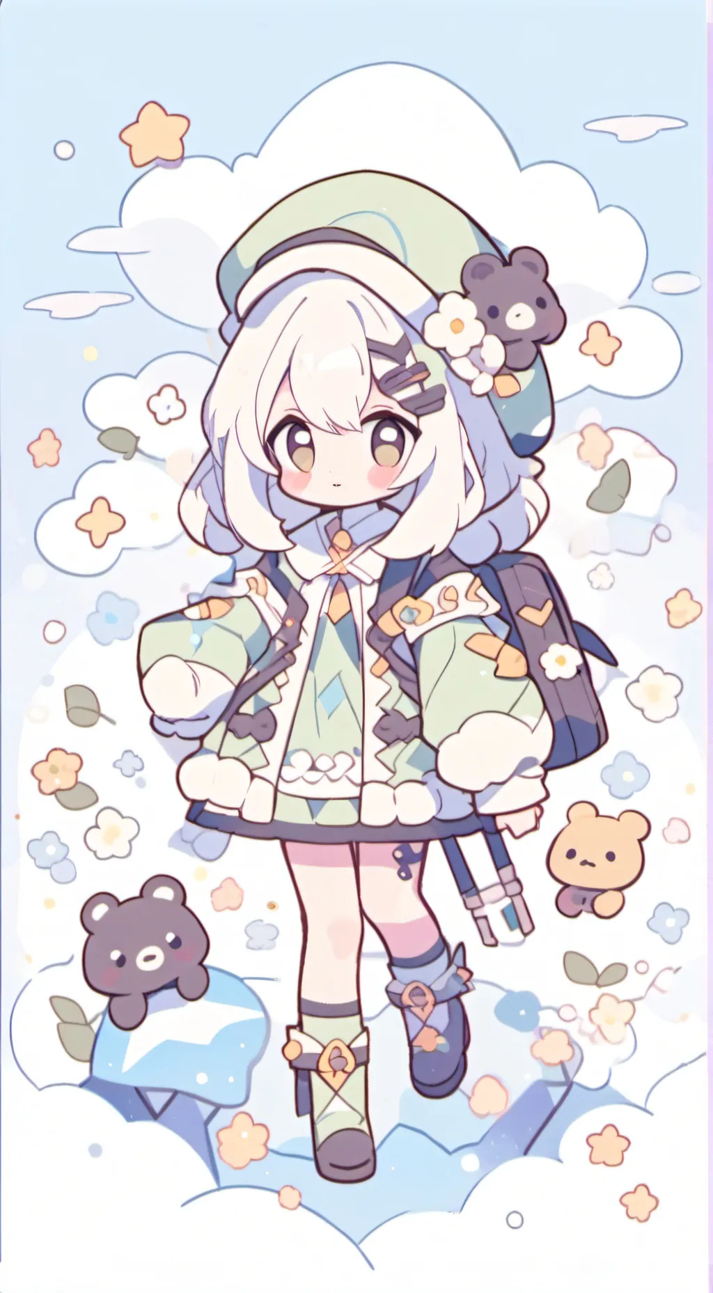 ai character: adopt a kitty! background