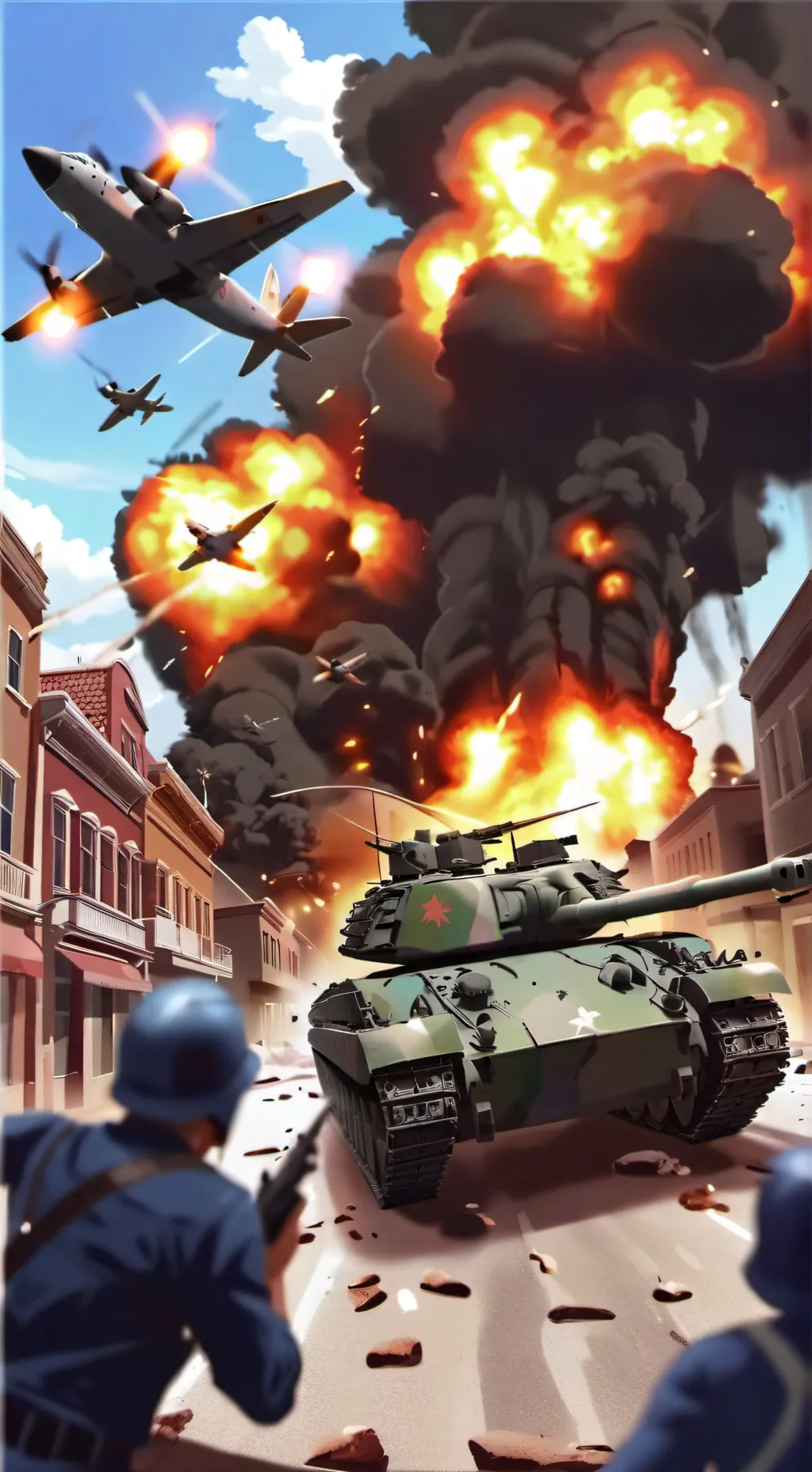 ai character: MHA war background