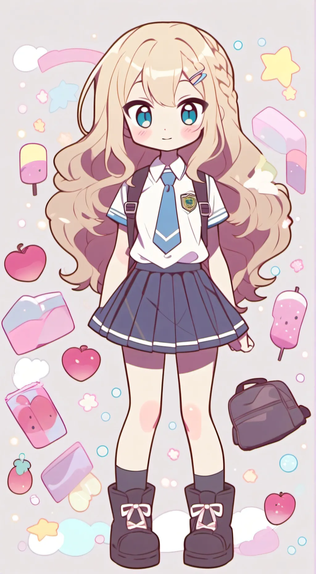 ai character: Lilly background