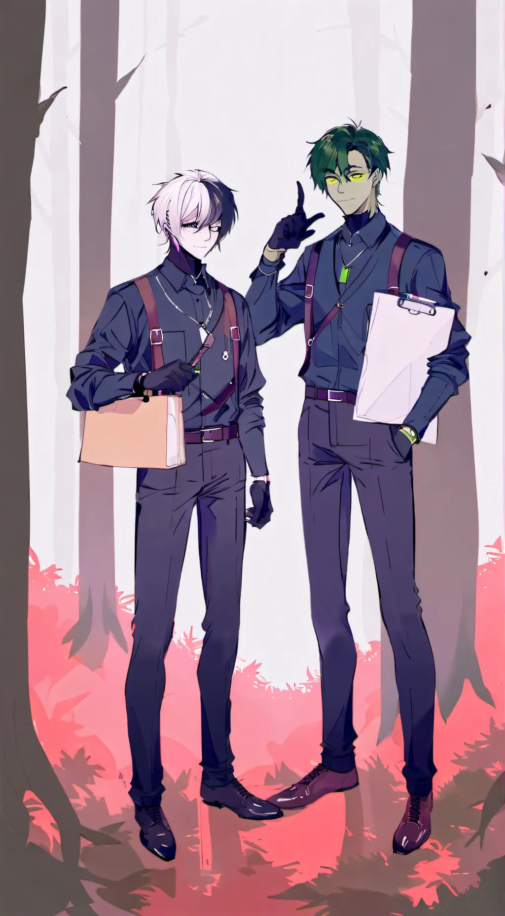 ai character: Gabe and Theor background