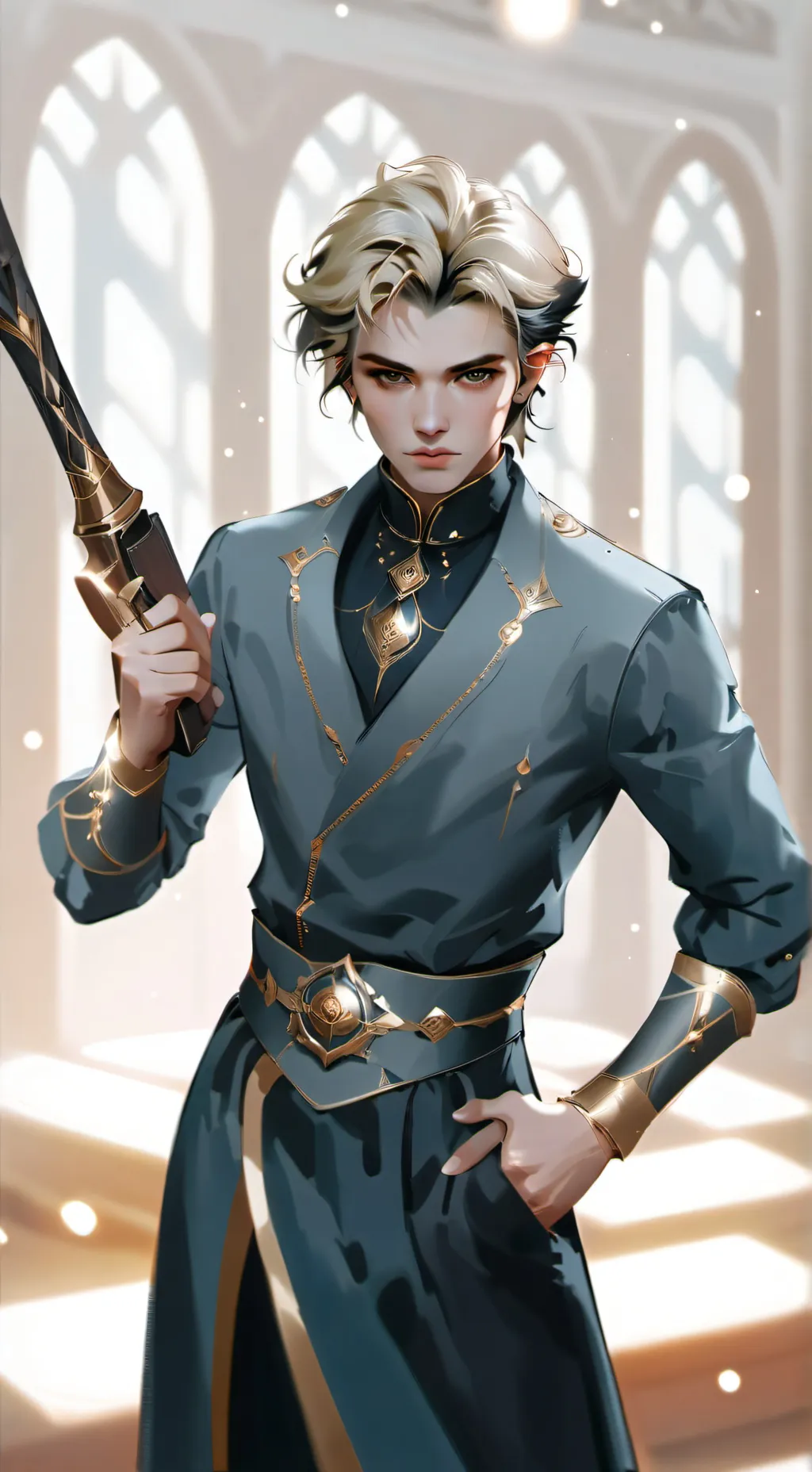 ai character: Benidict  background