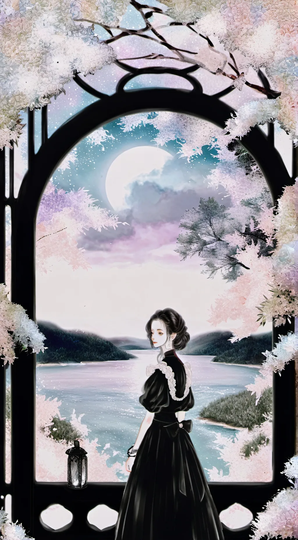 ai character: macy <corona> background