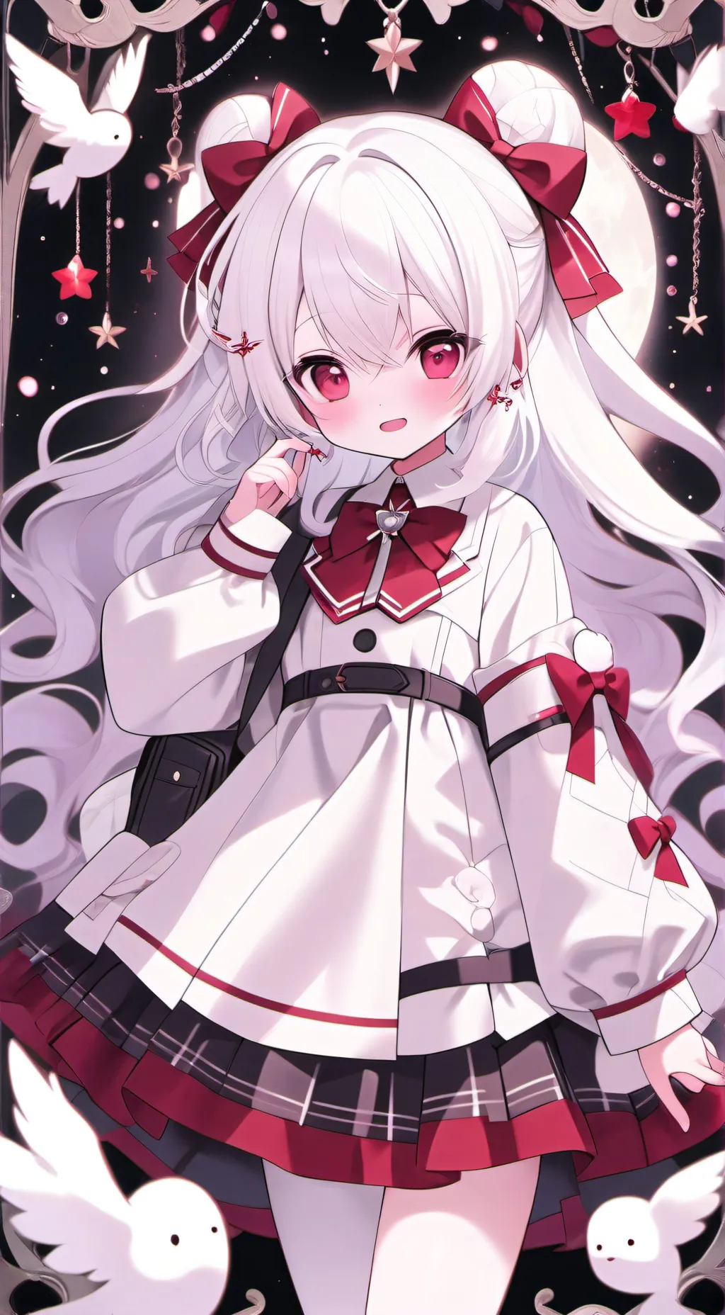 ai character: Aurora background