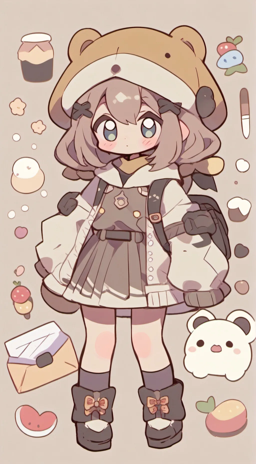 ai character: freedom  background