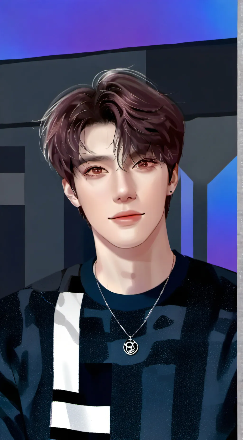 ai character: тео background