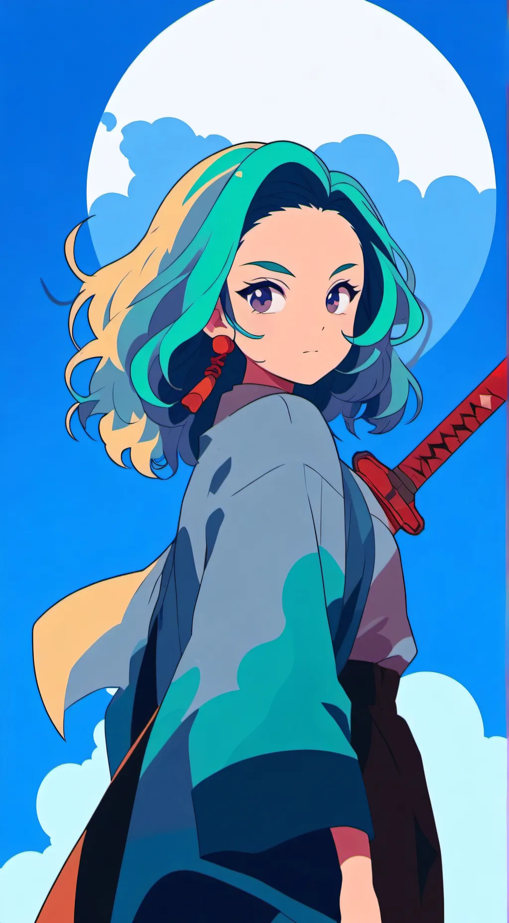 ai character: Saori background