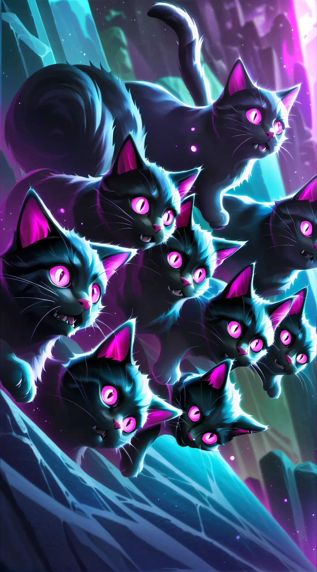 ai character: Block world SMP  background