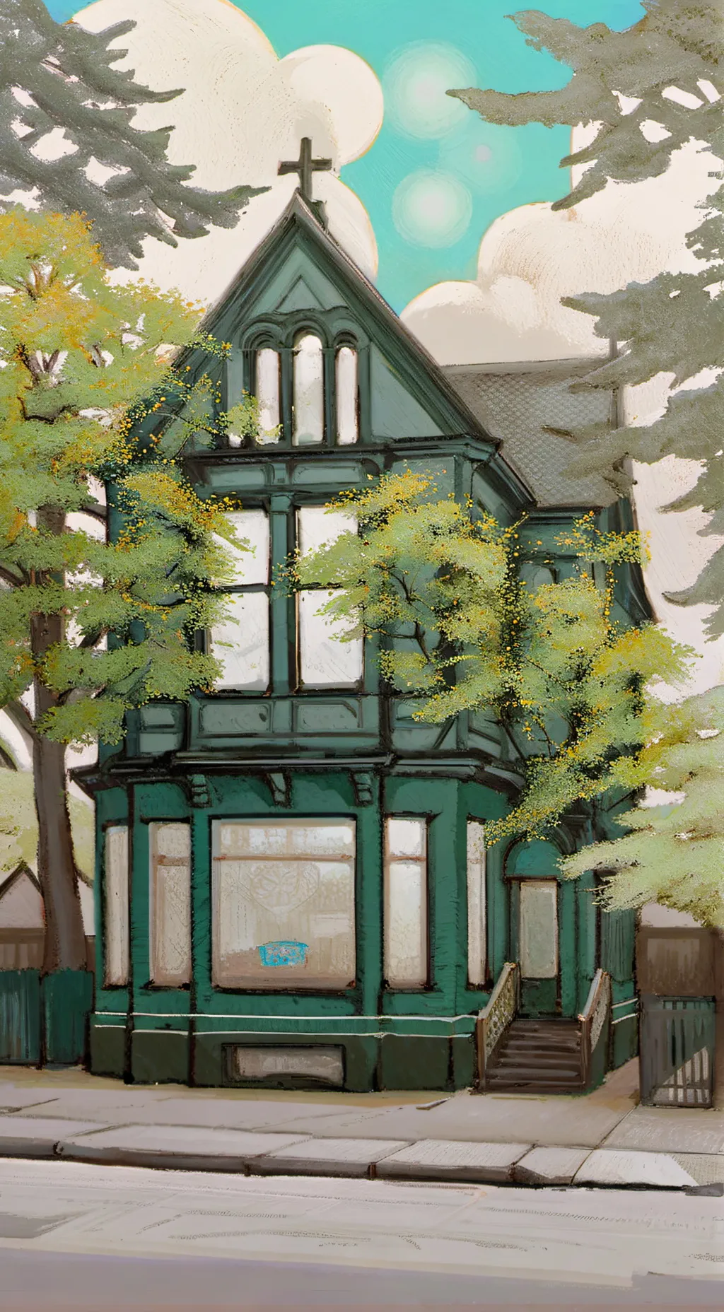 ai character: George Leland Scho background