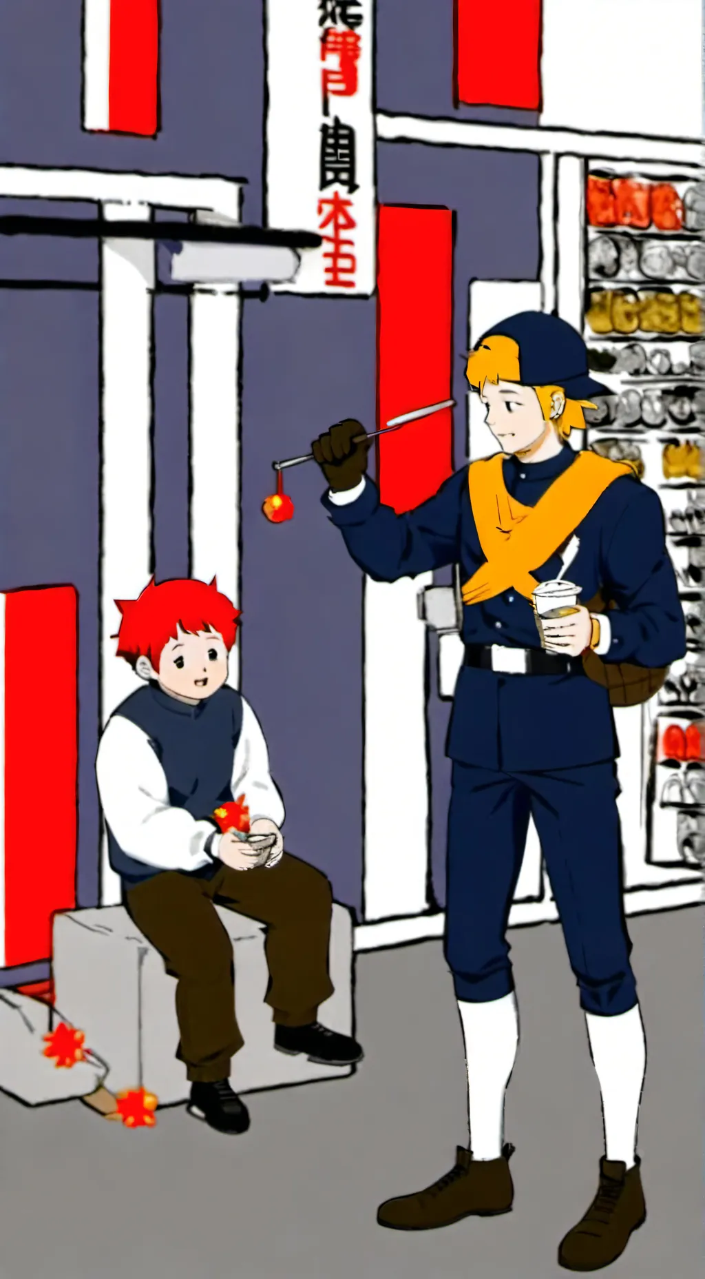 ai character: Two Time background