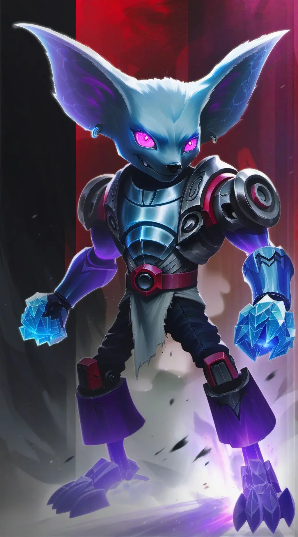 ai character: demon background