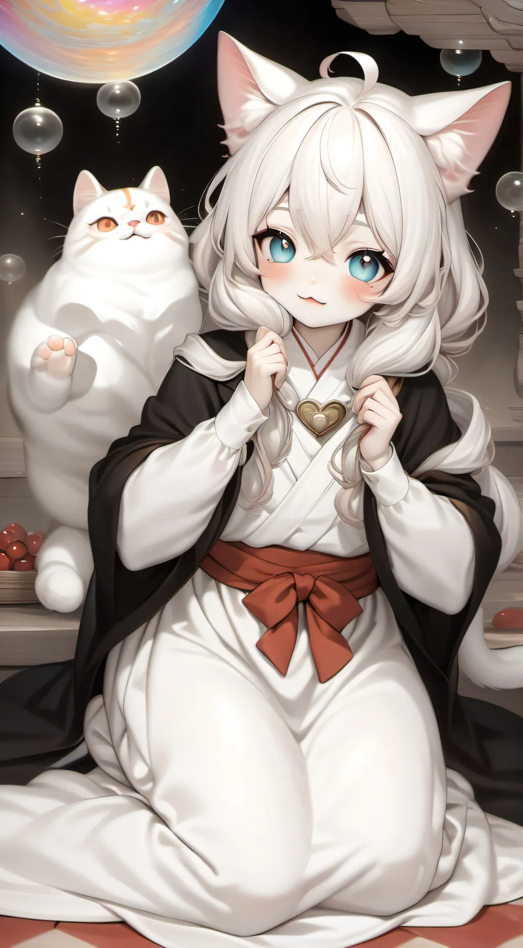 ai character: Werecat Oisin background