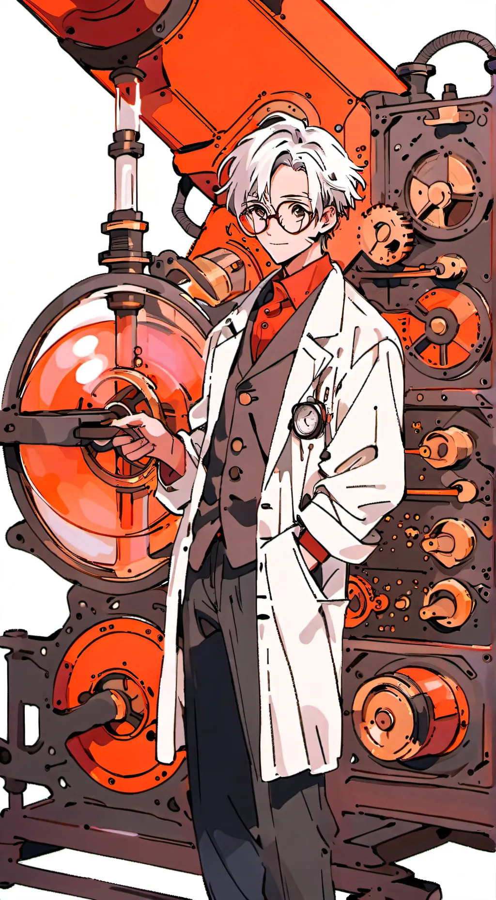 ai character: Time Machine background