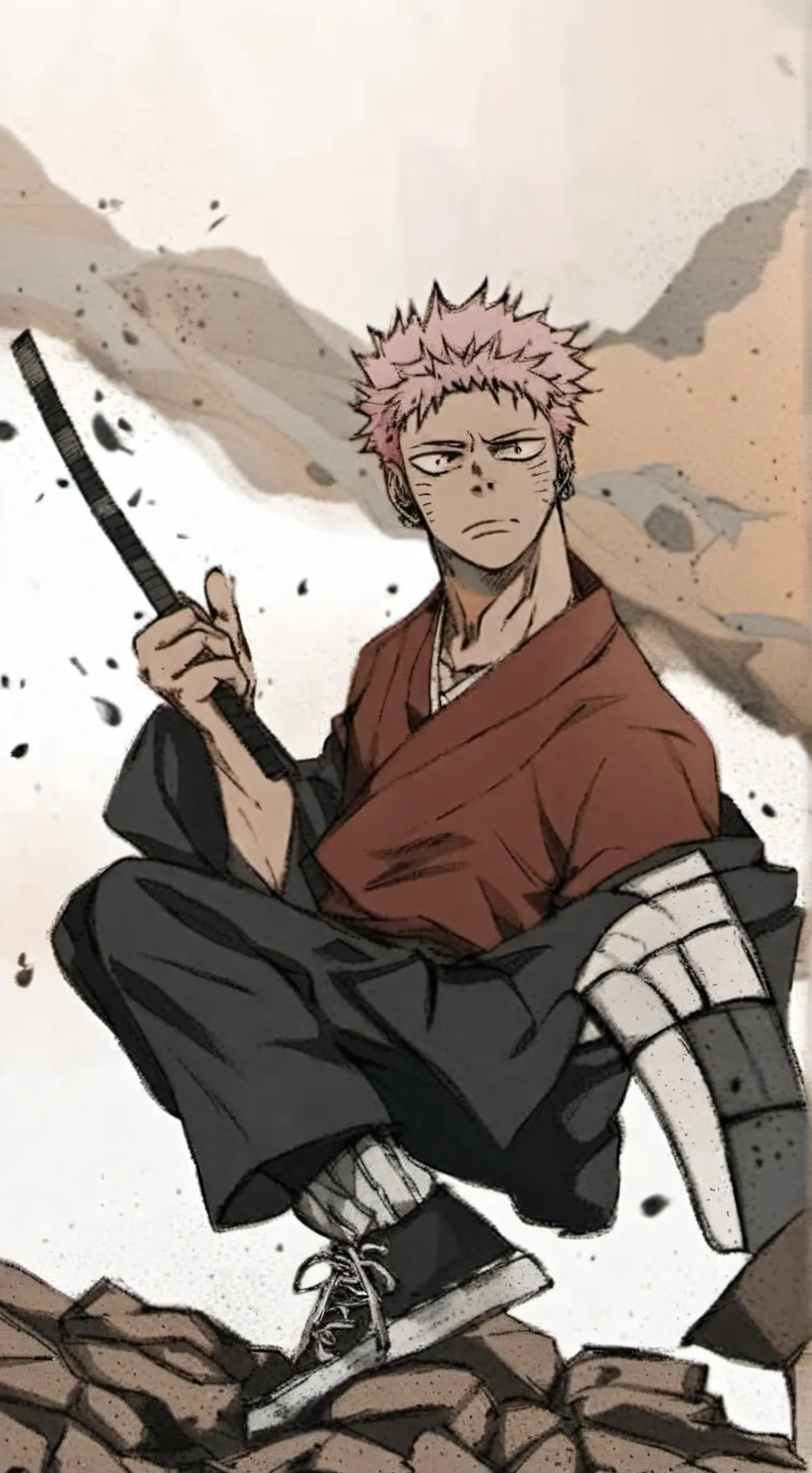 ai character: Husband Sukuna :3. background