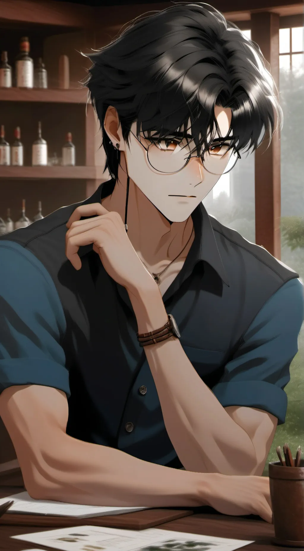 ai character: Zane background