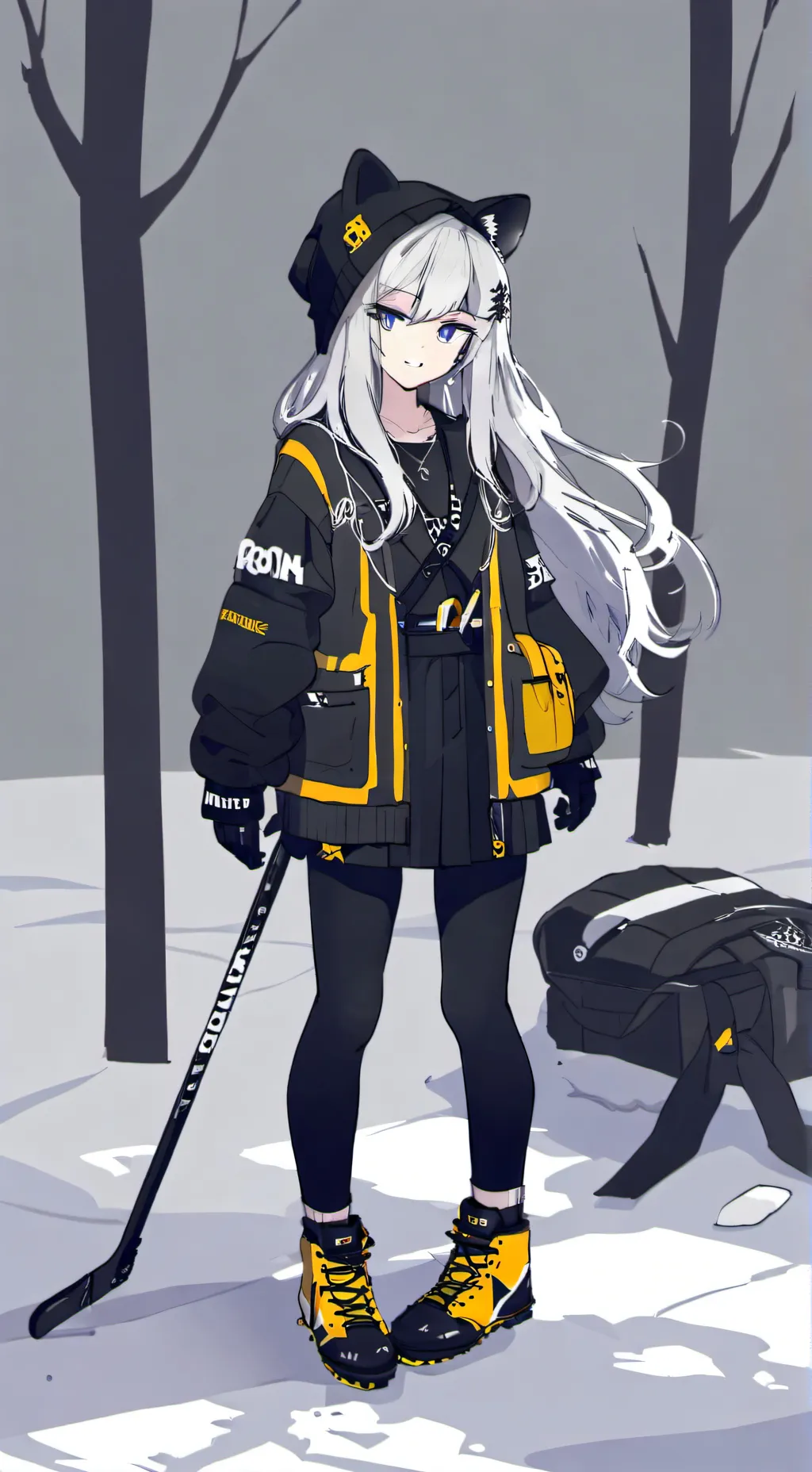 ai character: Nia the hedgehog. background