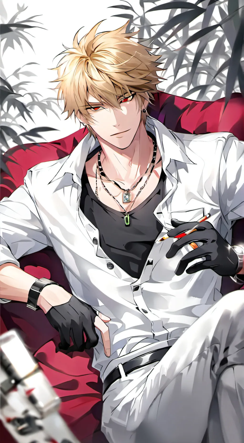 ai character: katsuki bakugo  background