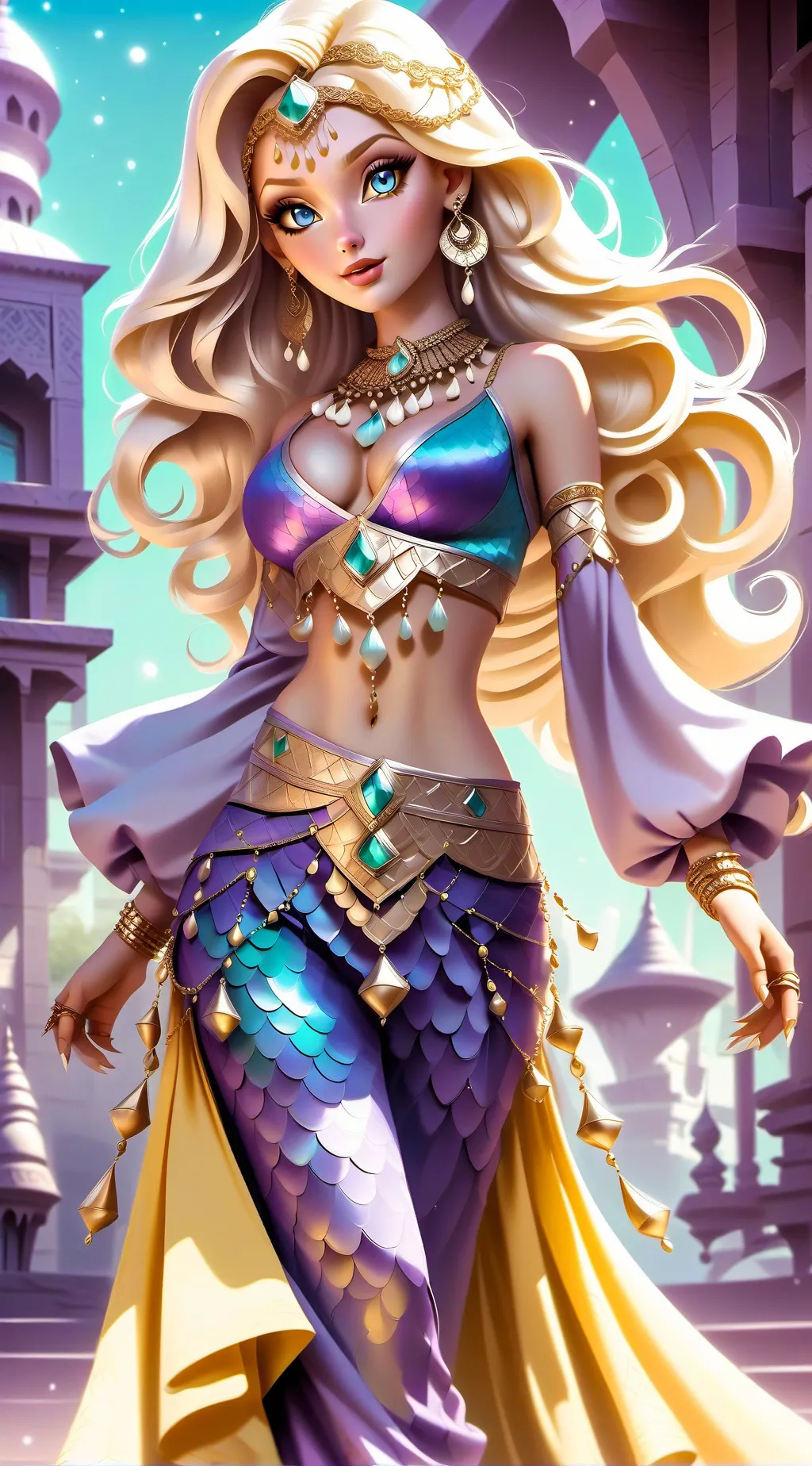 ai character: Scheherazade background