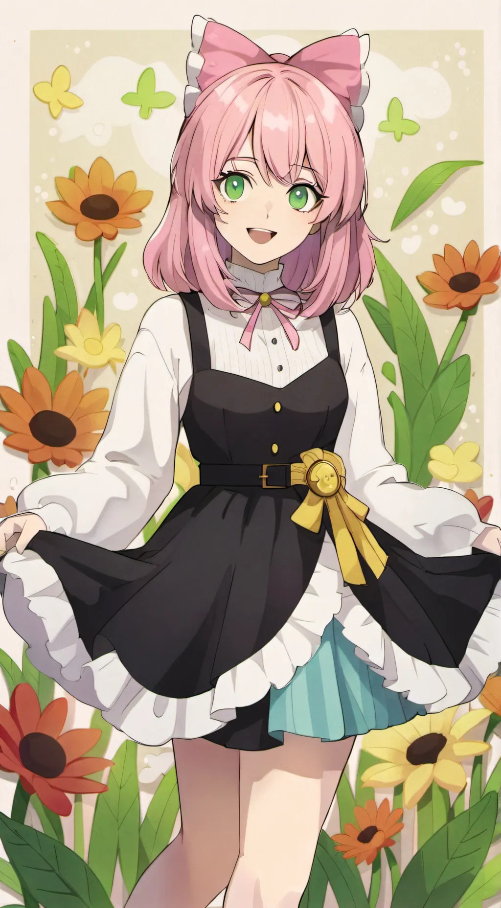 ai character: mitsuri💘 background