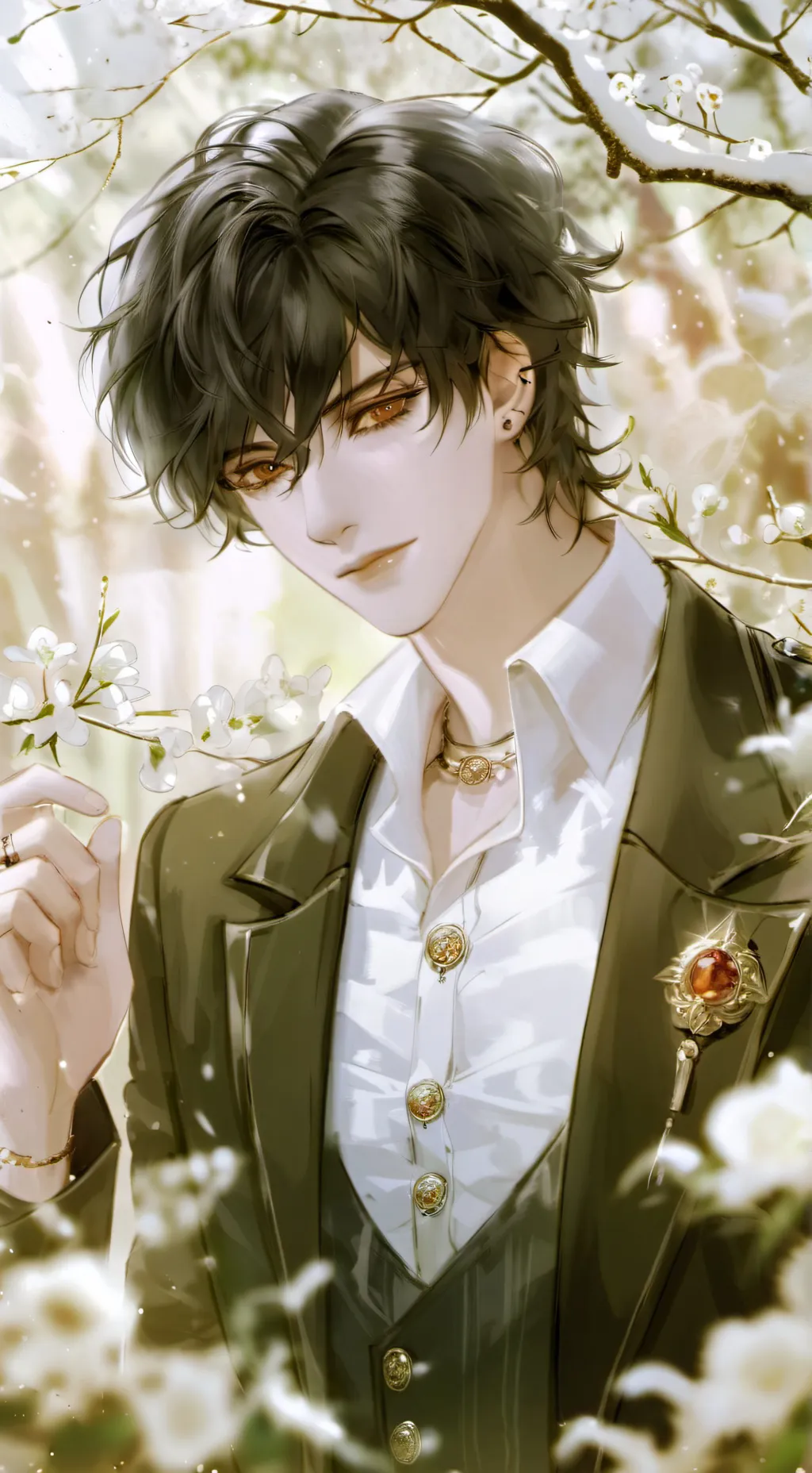 ai character: aston<3 background