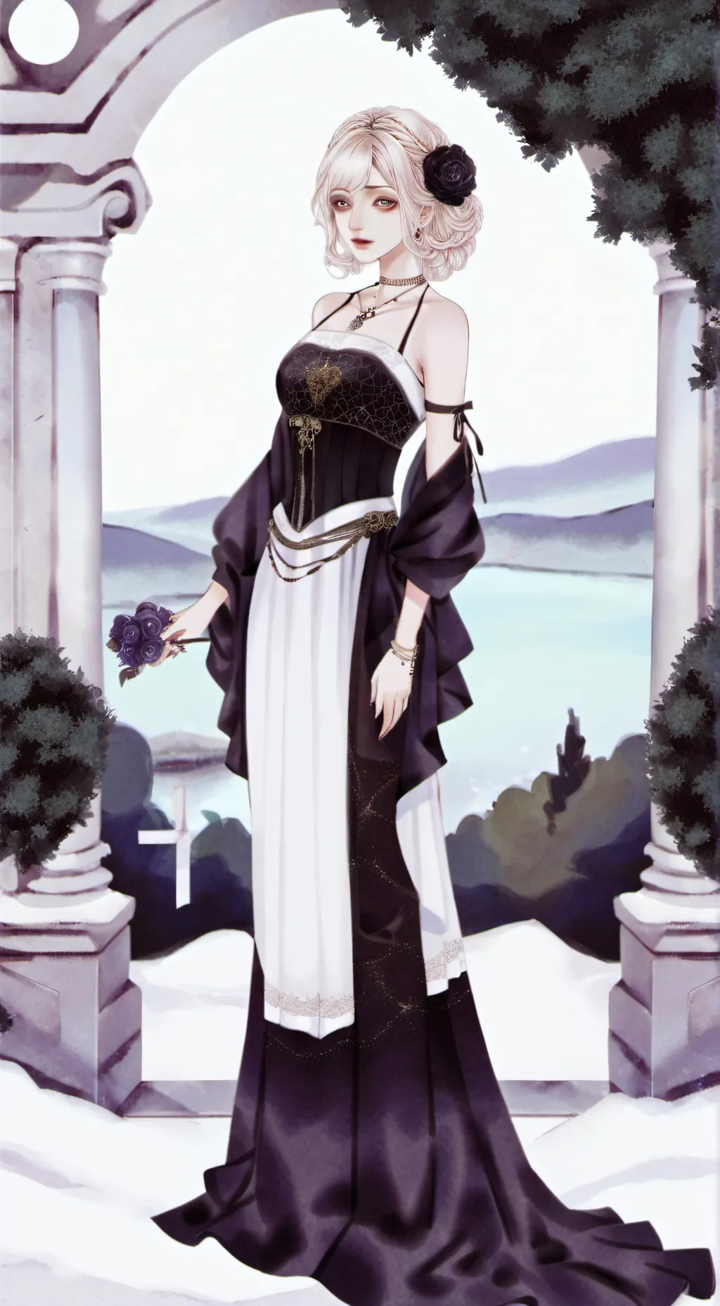 ai character: Єва background