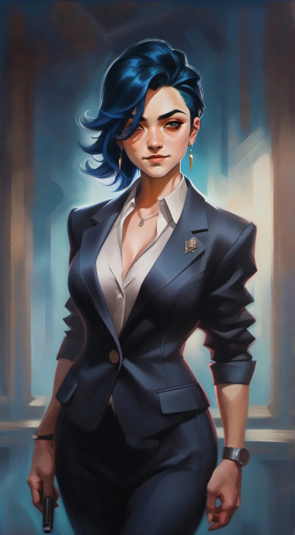 ai character: Martha  background