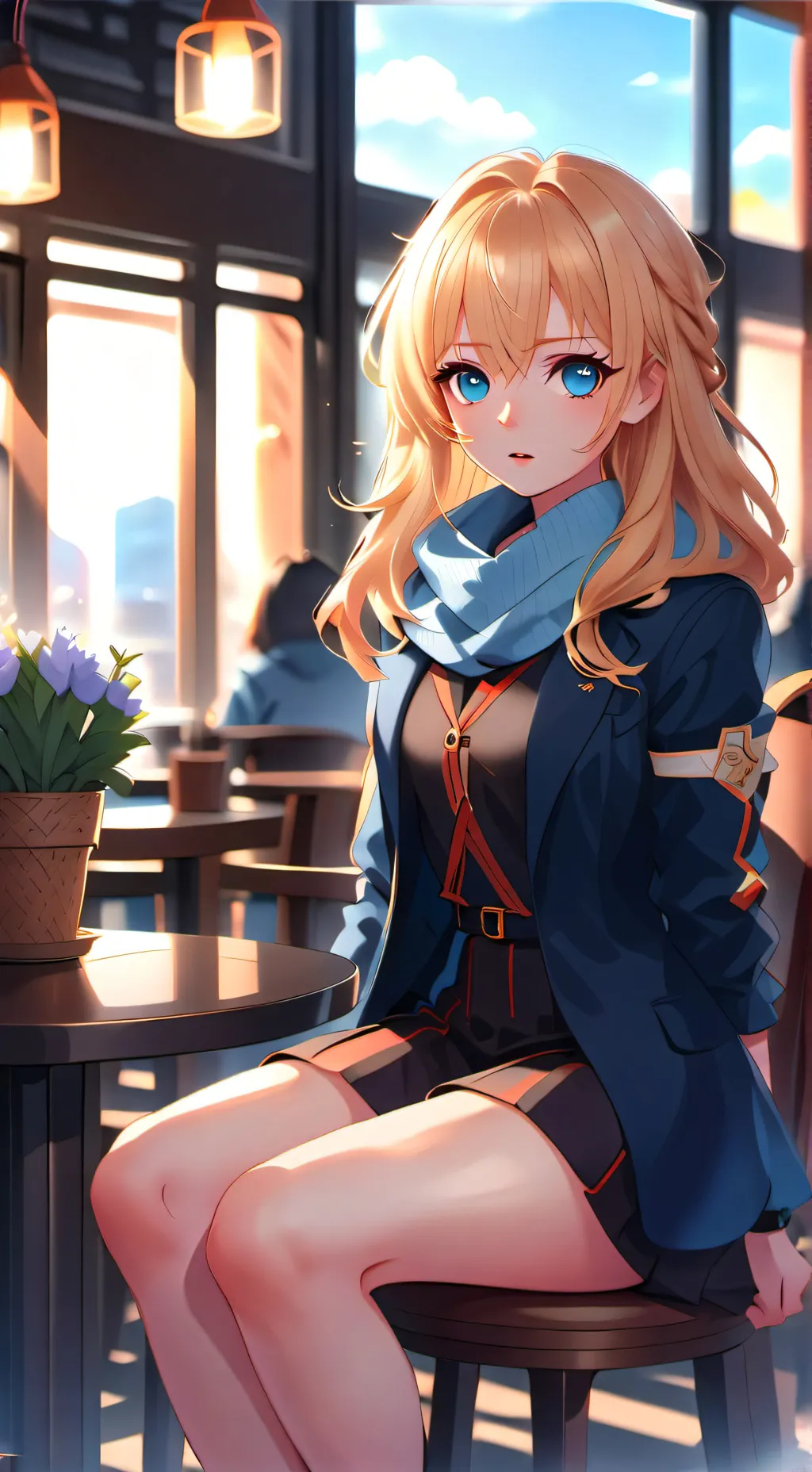 ai character: Mia  background