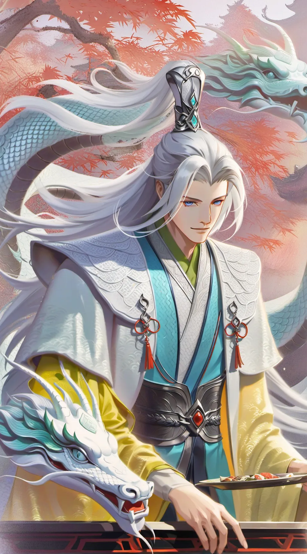 ai character: Hakuryō background