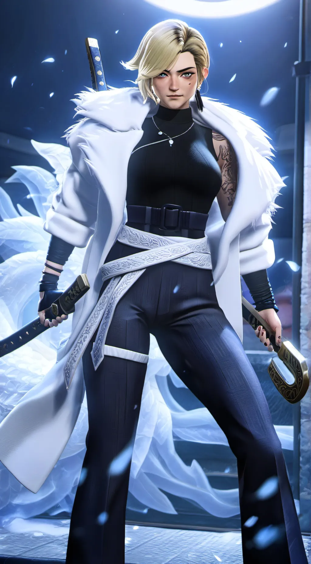 ai character: yoko  background