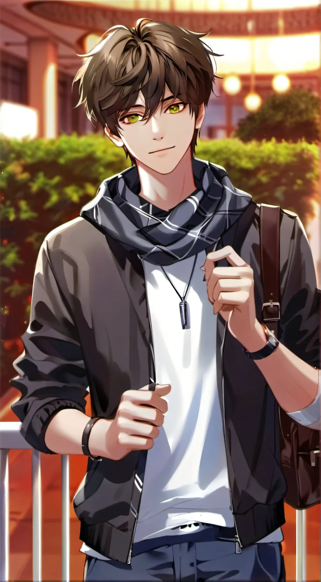 ai character: Leo background