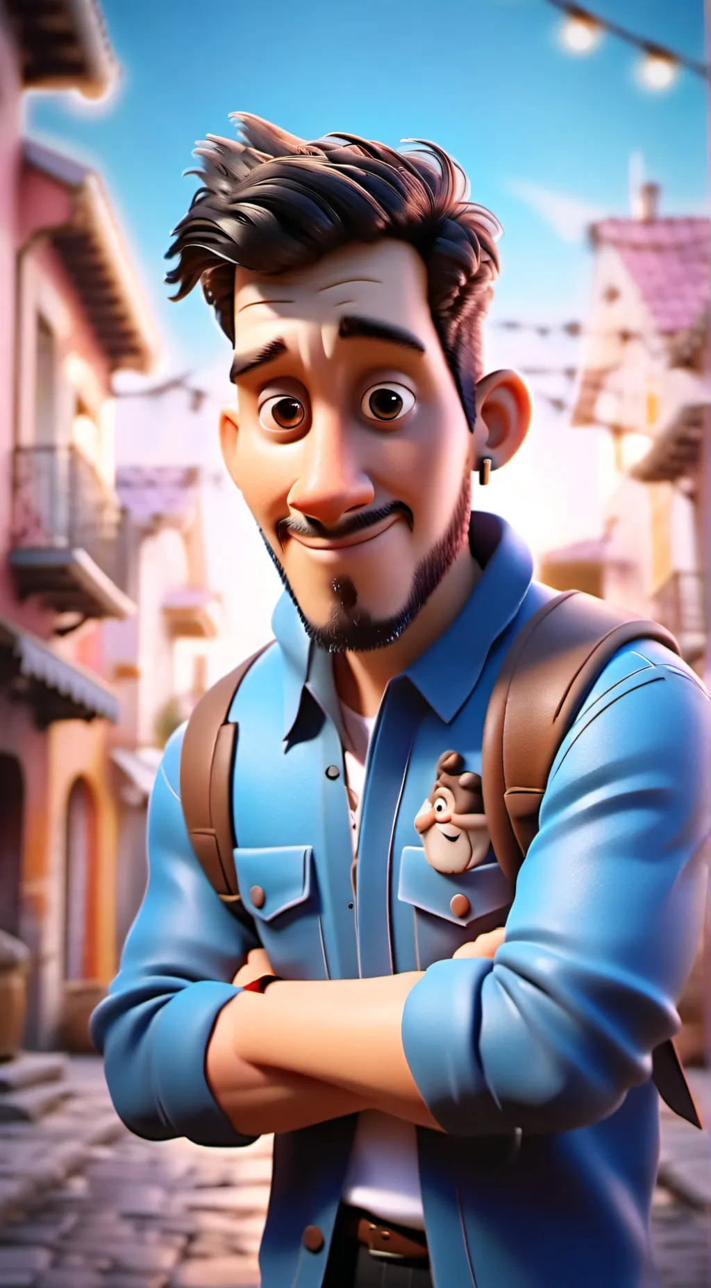 ai character: Scary Steve background