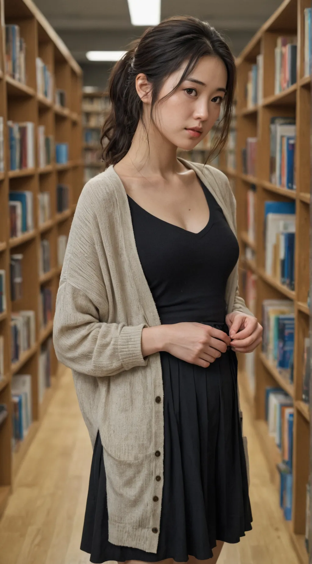 ai character: Sayaka Hoshino background